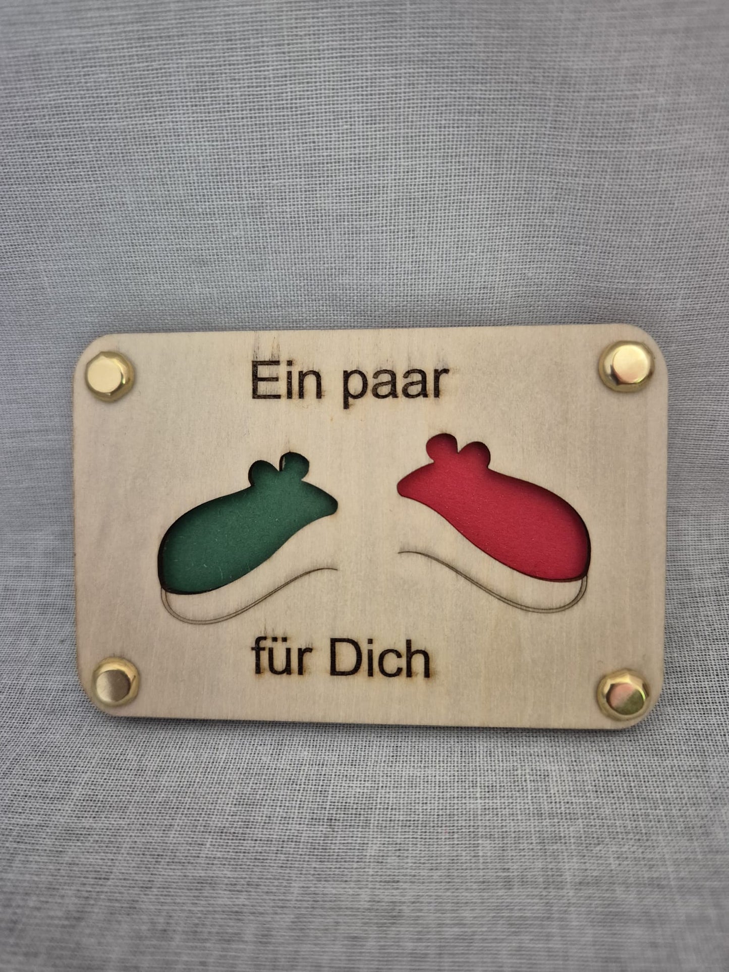Holz Karte Ein paar Mäuse