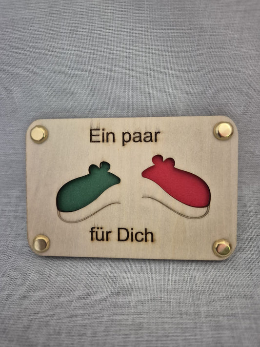 Holz Karte Ein paar Mäuse