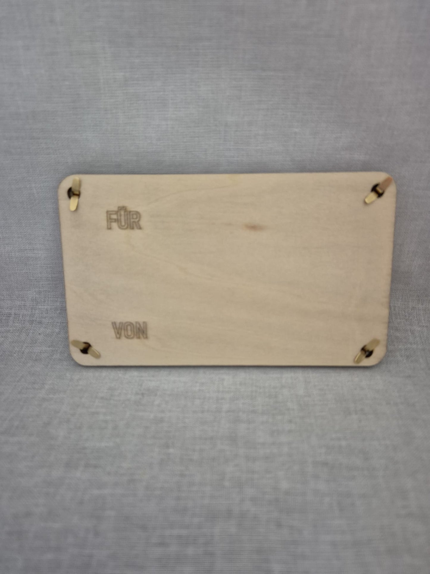 Holz Karte Nichts