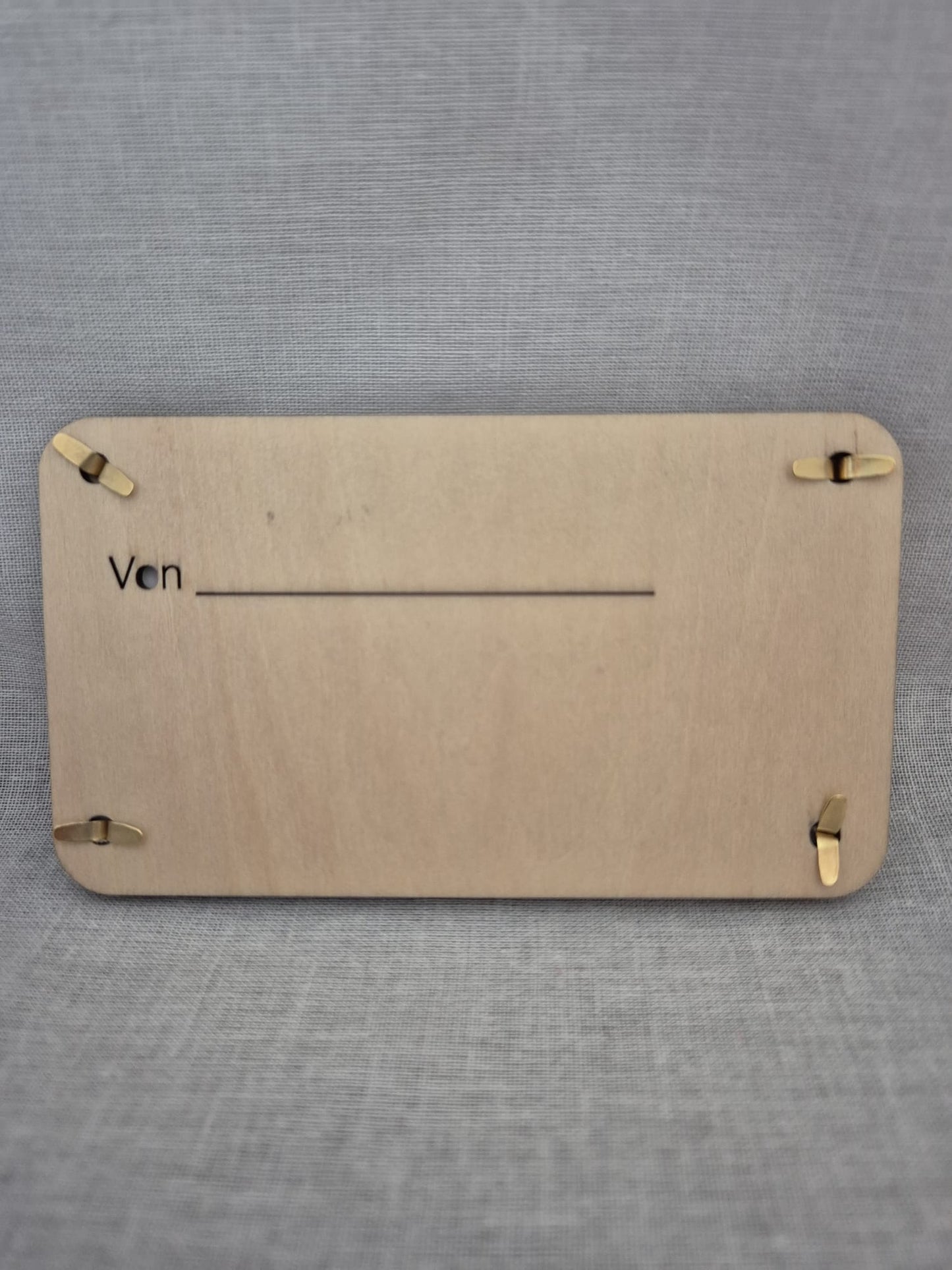 Holz Karte Wunscherfüller